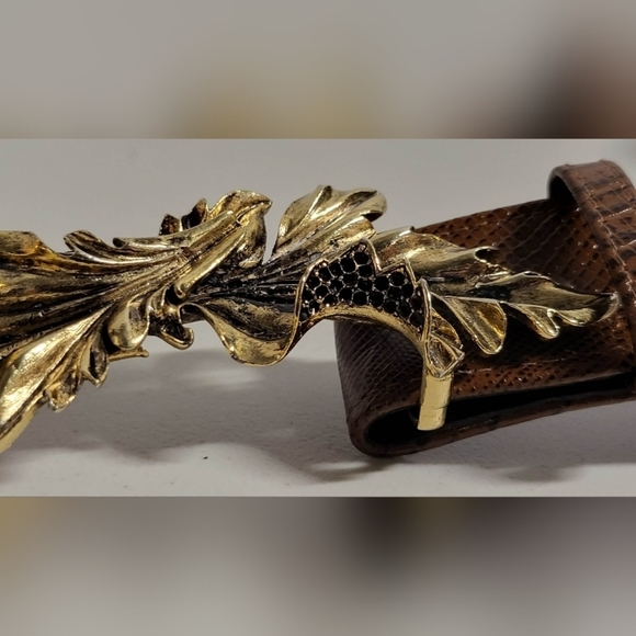 Jay Feinberg Strongwater Signed Designer Belt SIZE MEDIUM - Picture 14 of 15